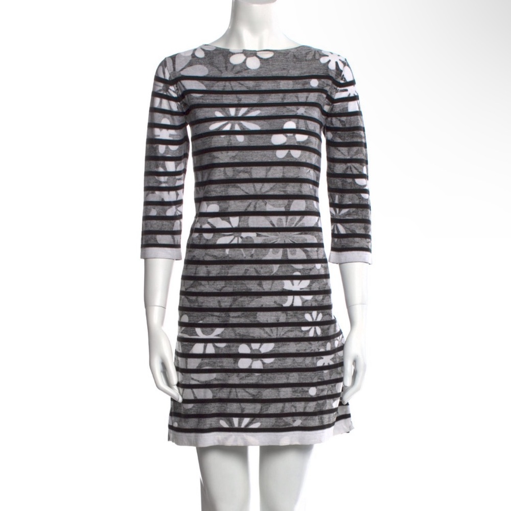 Marc Jacobs Striped Flower Shift Dress (Size S) EUC